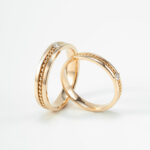 SP000444 – Nhẫn Cưới Kim Cương Vàng Hồng