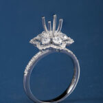 Ổ Nhẫn Kim Cương Đài Hoa WOW