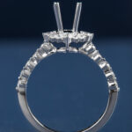 Ổ Nhẫn Kim Cương Vàng Trắng WOW