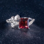 Nhẫn Đá Garnet Đỏ