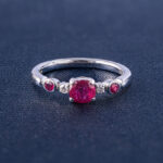 Nhẫn Đá Ruby Thiên Nhiên