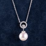 Dây Chuyền Ngọc Trai Đính Kim Cương