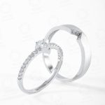 F125 – Cặp Nhẫn Cưới Kim Cương