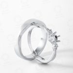 F126 – Cặp Nhẫn Cưới Kim Cương