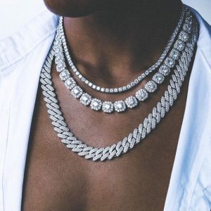 Những Mẫu Dây Chuyền Kim Cương Nam Cao Cấp "HOT" Năm 2024