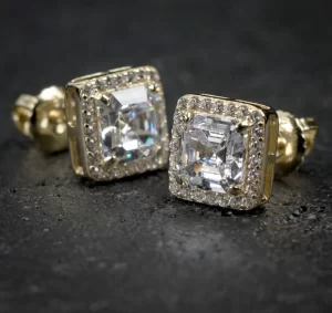 Mẫu Khuyên Tai Kim Cương Nam Phong Cách "HOT" Năm 2024