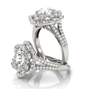 Nhẫn Cầu Hôn Double Halo