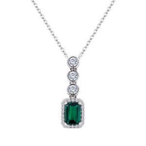 Mặt Dây Chuyền Ngọc Lục Bảo Emerald  - Kết Hợp Hài Hòa Của Thiên Nhiên
