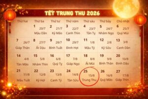 Tết Trung thu 2026 ngày mấy? Ý nghĩa sự tích Tết trung thu